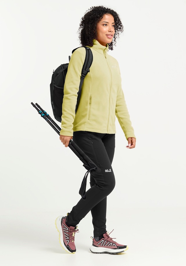 Jack Wolfskin Fleecejacke »TAUNUS 100 FZ W« 3-in-1 System-kompatibel, mit Verbindungsschlaufen, für Erwachsene