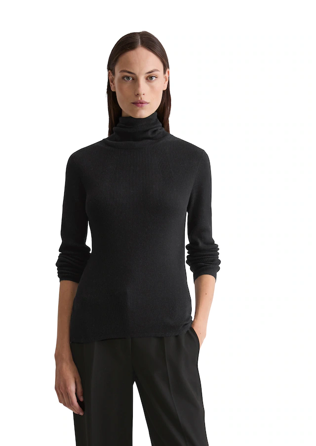 Marc O'Polo Rollkragenpullover slim aus Organic Cotton