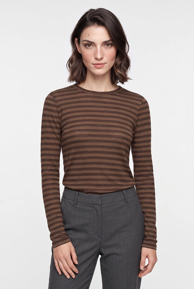 Marc O'Polo Longsleeve regular aus weichem Slub-Jersey
