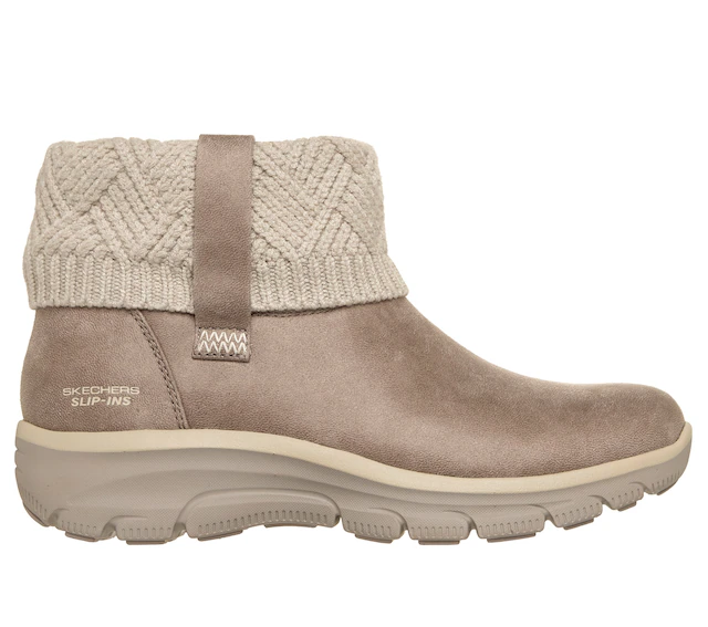 Skechers Winterboots »EASY GOING-« Winterstiefelette, Boots mit Strickeinsatz am Schaft