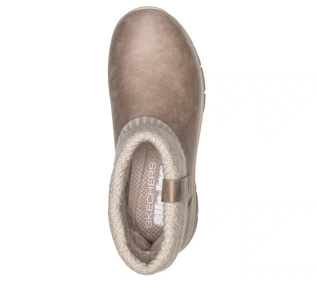 Skechers Winterboots »EASY GOING-« Winterstiefelette, Boots mit Strickeinsatz am Schaft