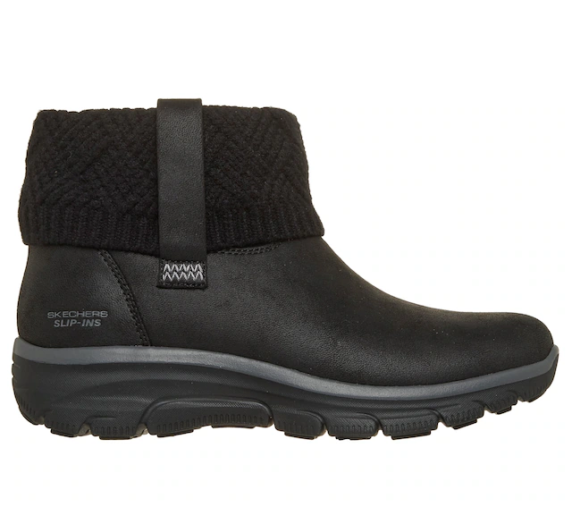 Skechers Winterboots »EASY GOING-« Winterstiefelette, Boots mit Strickeinsatz am Schaft