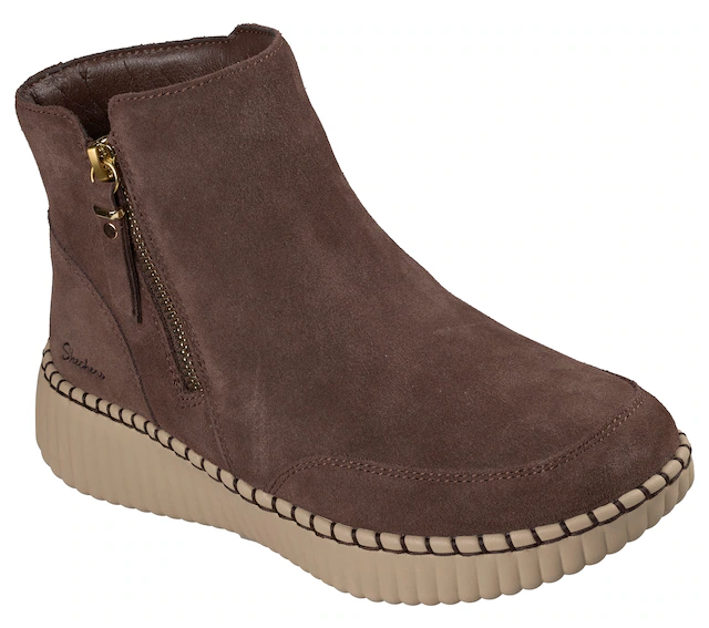 Skechers Winterboots »WILSHIRE BLVD-WEEKEND CRUSH« Reißverschluss-Boots mit modischer Rahmennaht