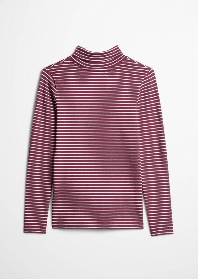 Marc O'Polo Rollkragenshirt geringelt, Rollkragen