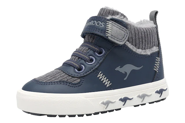 KangaROOS »Kavu Tori EV« Warmfutter, Reißverschluss,Winterschuhe, Schnürboots, Sneakerboots