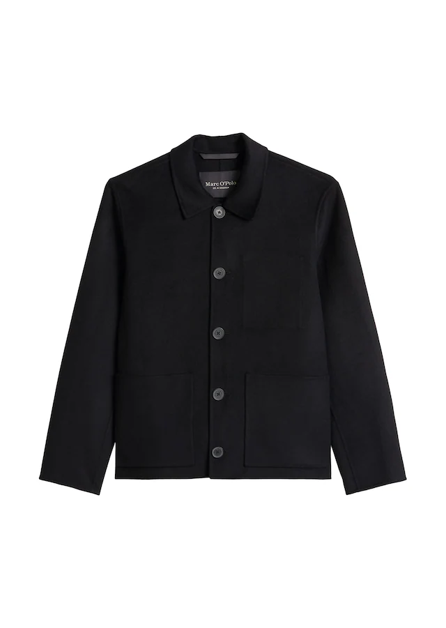 Marc O'Polo Wolljacke regular aus weichem Double Face Wool Blend