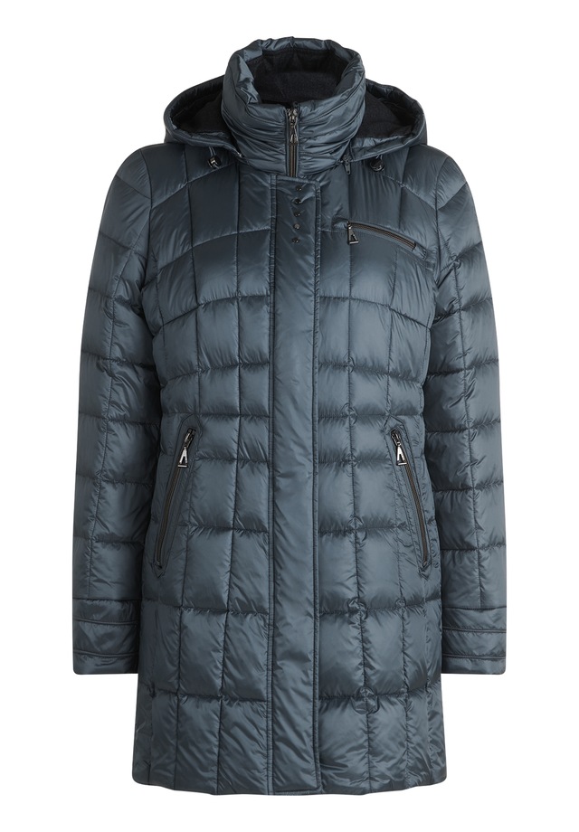 Gil Bret Steppmantel Winterjacke mit abnehmbarer Kapuze und Reißverschluss