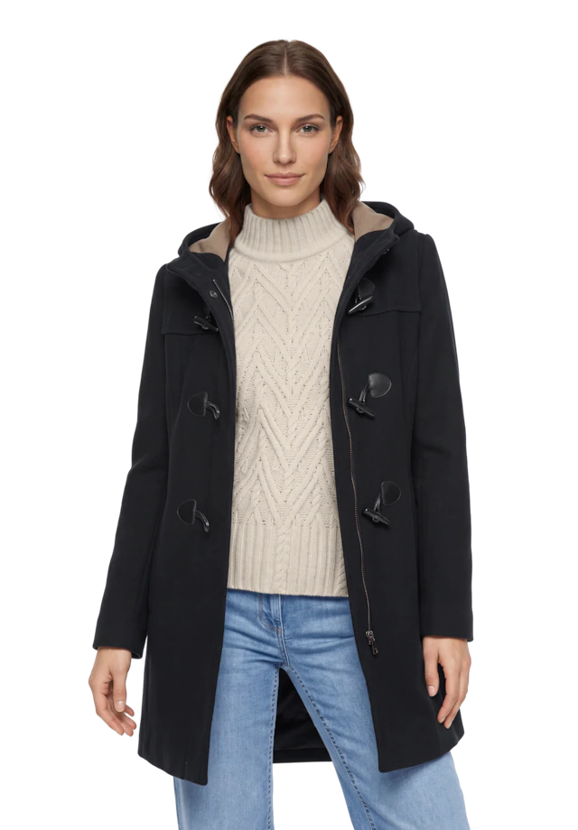 Gil Bret Dufflecoat Mantel im Dufflecoat-Style mit Kapuze/mit Wolle