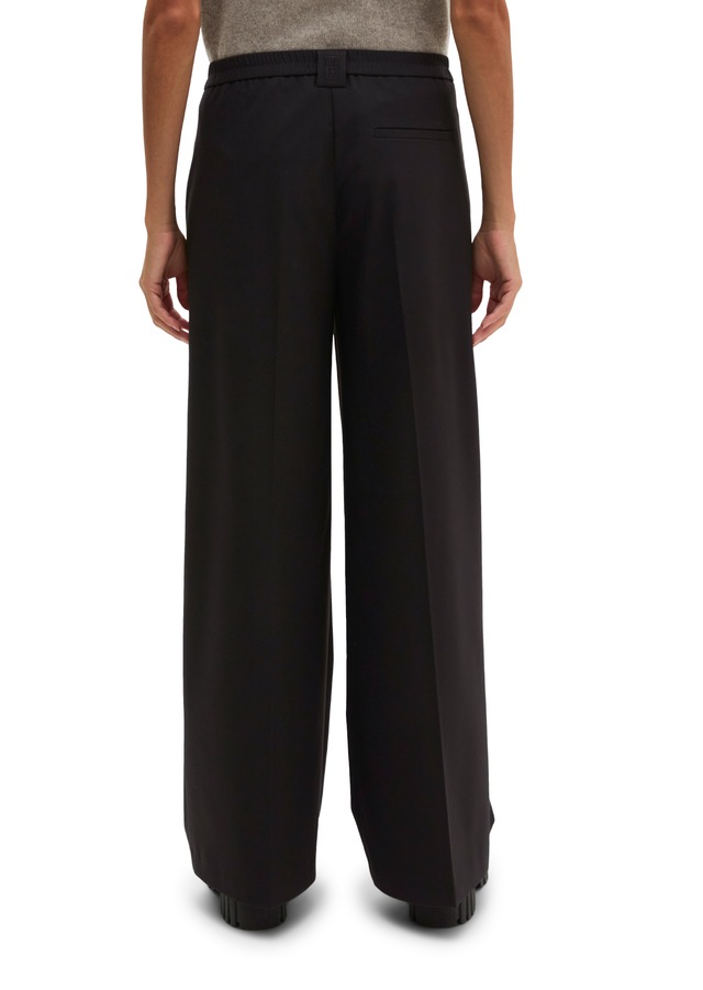 Marc O'Polo Stoffhose »MARGO WIDE« in Woll-Optik, Wide Fit