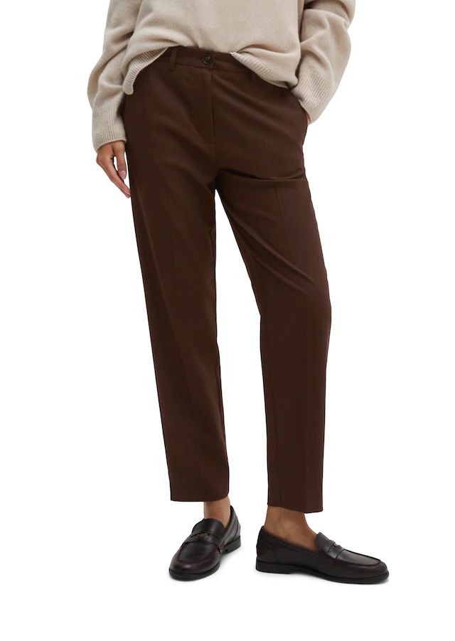 Marc O'Polo Stoffhose »MALIN SLIM« mit geschlitztem Saum, Slim Fit