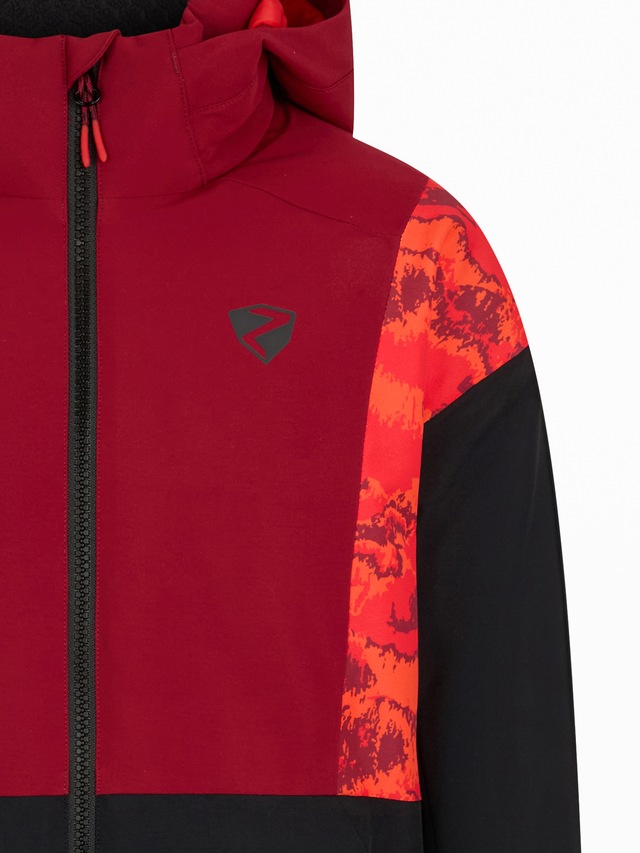 Ziener Skijacke »ABBE-Z AQUASHIELD® JUNIOR« wasser- u. winddicht, atmungsaktiv, warm, reflektierende Elemente