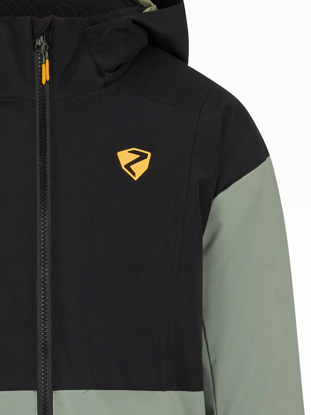 Ziener Skijacke »ABBE-Z AQUASHIELD® JUNIOR« wasser- u. winddicht, atmungsaktiv, warm, reflektierende Elemente