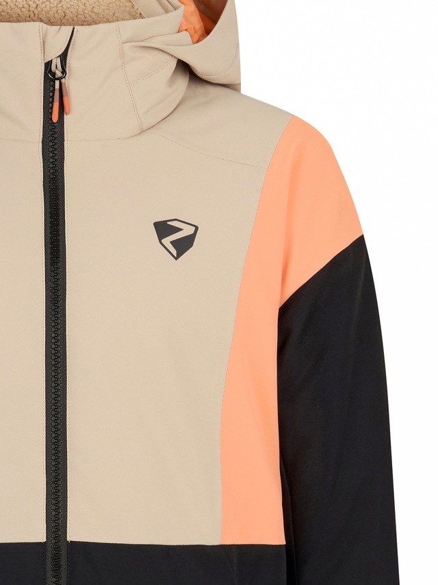 Ziener Skijacke »ABBE-Z AQUASHIELD® JUNIOR« wasser- u. winddicht, atmungsaktiv, warm, reflektierende Elemente