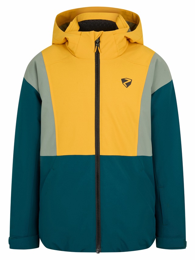 Ziener Skijacke »ABBE-Z AQUASHIELD® JUNIOR« wasser- u. winddicht, atmungsaktiv, warm, reflektierende Elemente