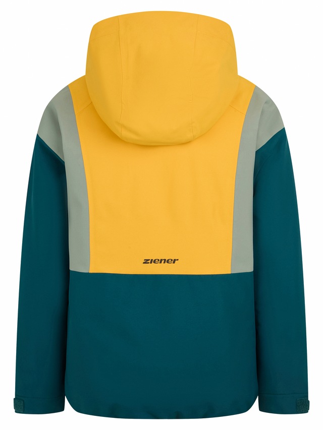 Ziener Skijacke »ABBE-Z AQUASHIELD® JUNIOR« wasser- u. winddicht, atmungsaktiv, warm, reflektierende Elemente