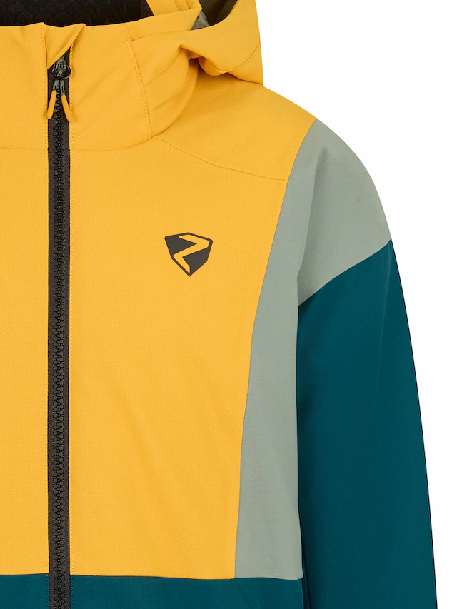 Ziener Skijacke »ABBE-Z AQUASHIELD® JUNIOR« wasser- u. winddicht, atmungsaktiv, warm, reflektierende Elemente