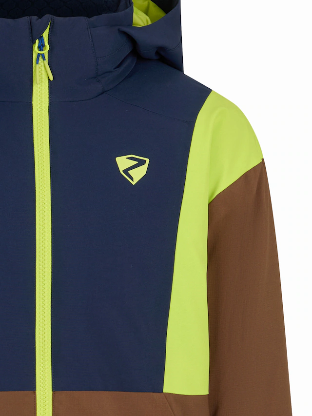 Ziener Skijacke »ABBE-Z AQUASHIELD® JUNIOR« wasser- u. winddicht, atmungsaktiv, warm, reflektierende Elemente