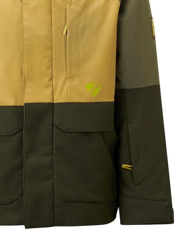 Ziener Skijacke »ALIM-Z AQUASHIELD® JUNGS« wasser- u. winddicht, atmungsaktiv, warm, reflektierende Elemente