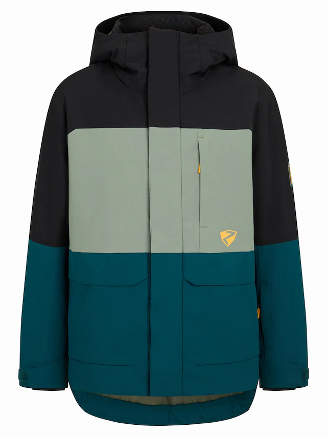 Ziener Skijacke »ALIM-Z AQUASHIELD® JUNGS« wasser- u. winddicht, atmungsaktiv, warm, reflektierende Elemente