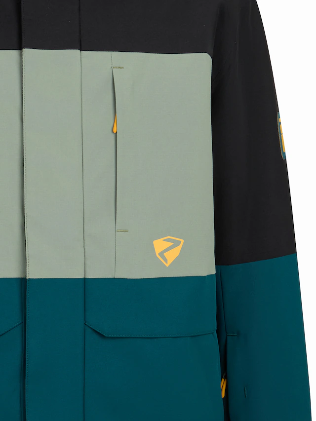 Ziener Skijacke »ALIM-Z AQUASHIELD® JUNGS« wasser- u. winddicht, atmungsaktiv, warm, reflektierende Elemente
