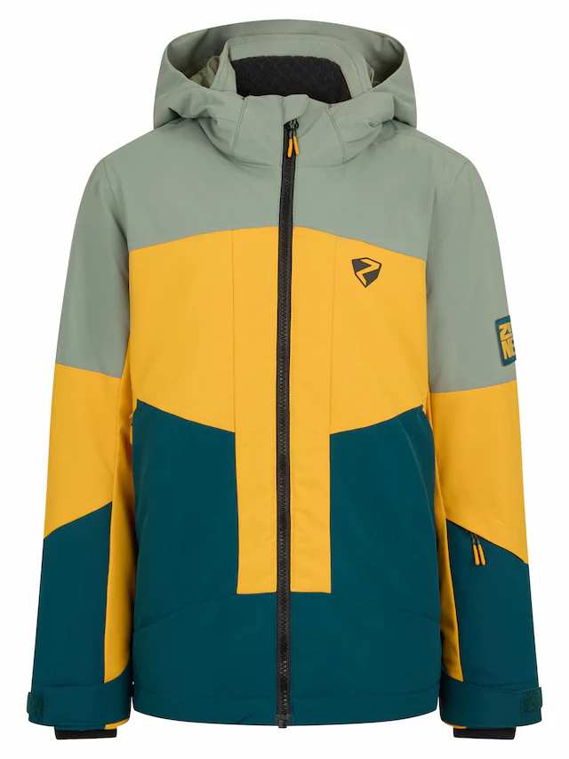 Ziener Skijacke »AGIMO-Z AQUASHIELD® JUNGS« wasser- u. winddicht, atmungsaktiv, warm, reflektierende Elemente