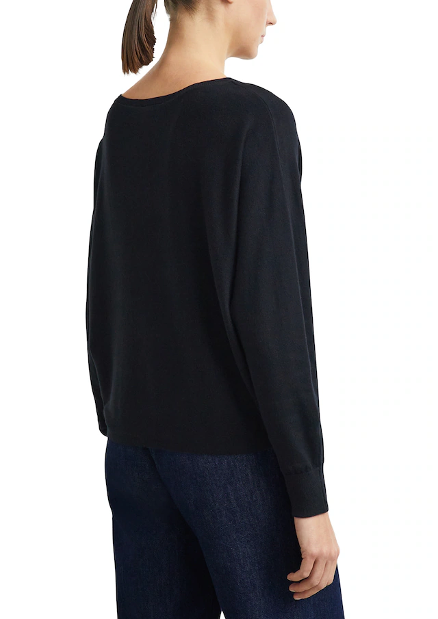 Comma Strickpullover Rundhals / mit Viskose