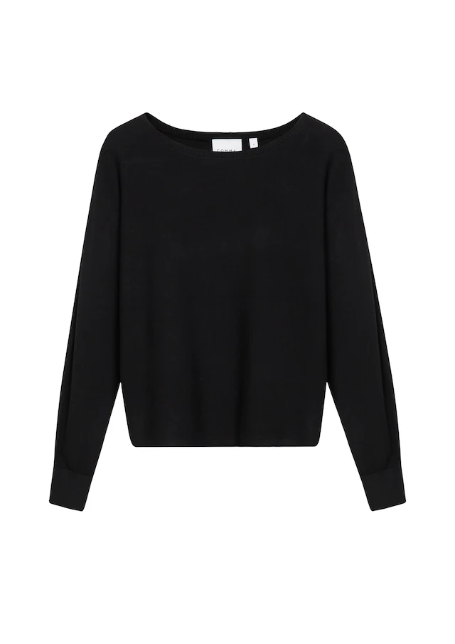 Comma Strickpullover Rundhals / mit Viskose