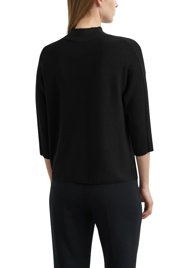 Comma Stehkragenpullover 3/4 Ärmel, Viskosemix