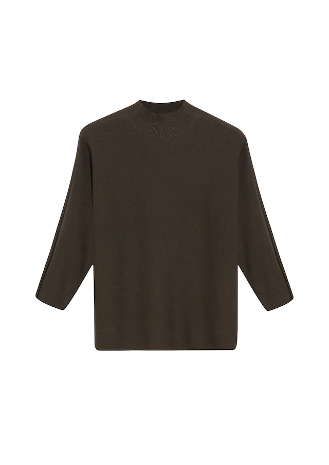 Comma Stehkragenpullover 3/4 Ärmel, Viskosemix