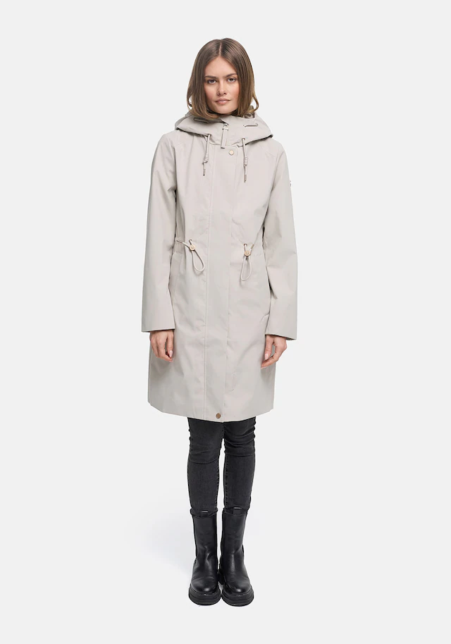 Marikoo Outdoorjacke »Zilandaa« Moderner Outdoorparka mit Kapuze und Kordelzug