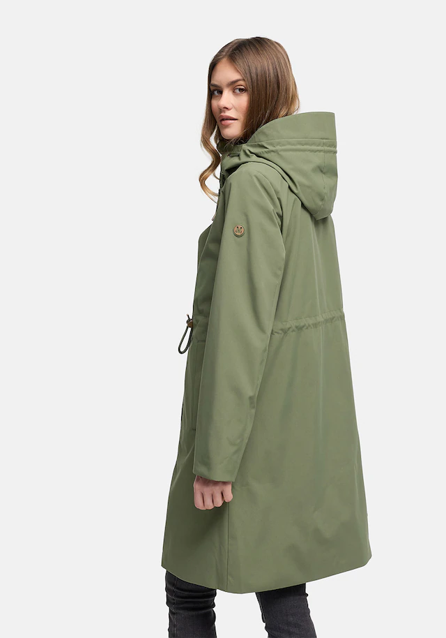 Marikoo Outdoorjacke »Zilandaa« Moderner Outdoorparka mit Kapuze und Kordelzug