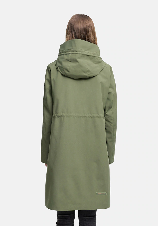 Marikoo Outdoorjacke »Zilandaa« Moderner Outdoorparka mit Kapuze und Kordelzug