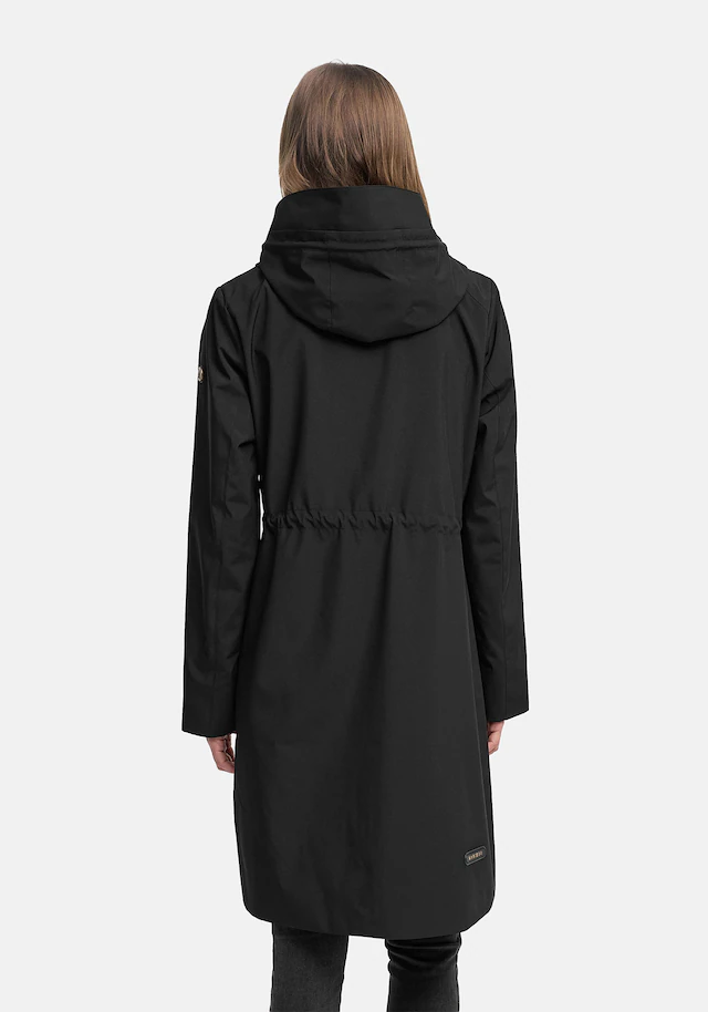 Marikoo Outdoorjacke »Zilandaa« Moderner Outdoorparka mit Kapuze und Kordelzug