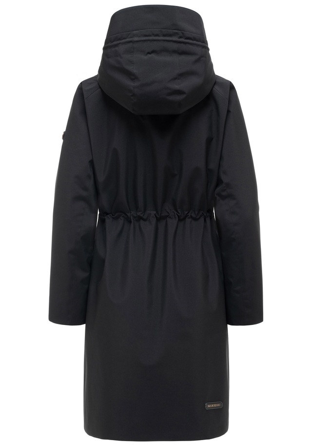 Marikoo Outdoorjacke »Zilandaa« Moderner Outdoorparka mit Kapuze und Kordelzug