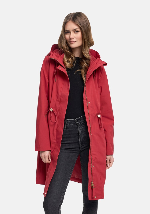 Marikoo Outdoorjacke »Zilandaa« Moderner Outdoorparka mit Kapuze und Kordelzug