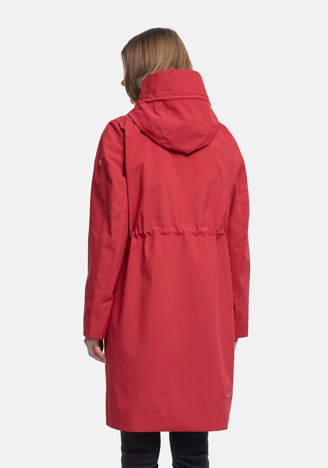 Marikoo Outdoorjacke »Zilandaa« Moderner Outdoorparka mit Kapuze und Kordelzug