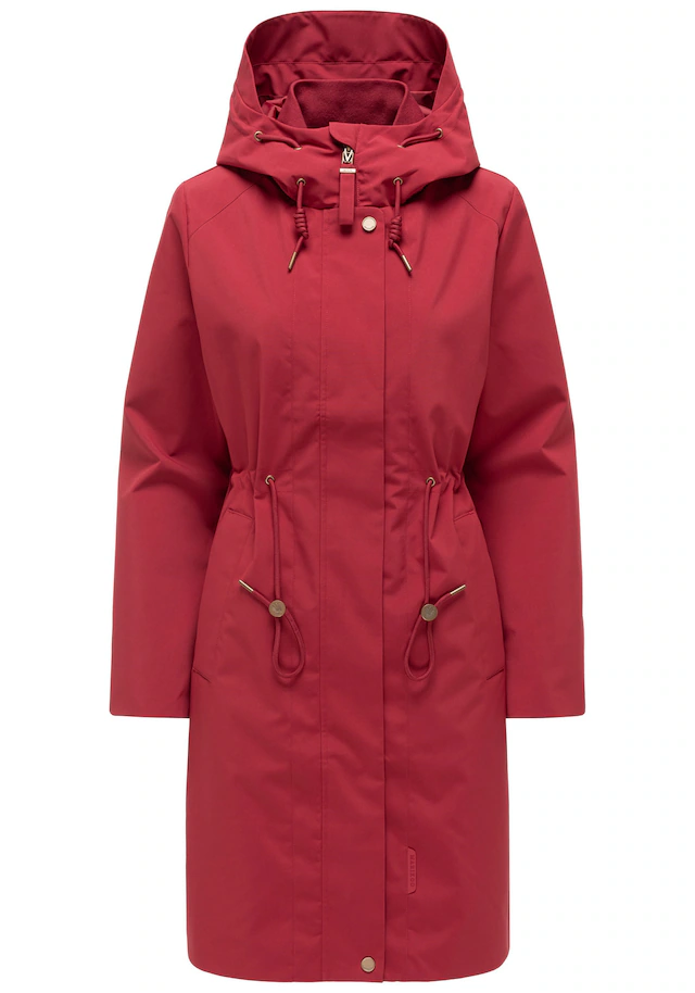 Marikoo Outdoorjacke »Zilandaa« Moderner Outdoorparka mit Kapuze und Kordelzug