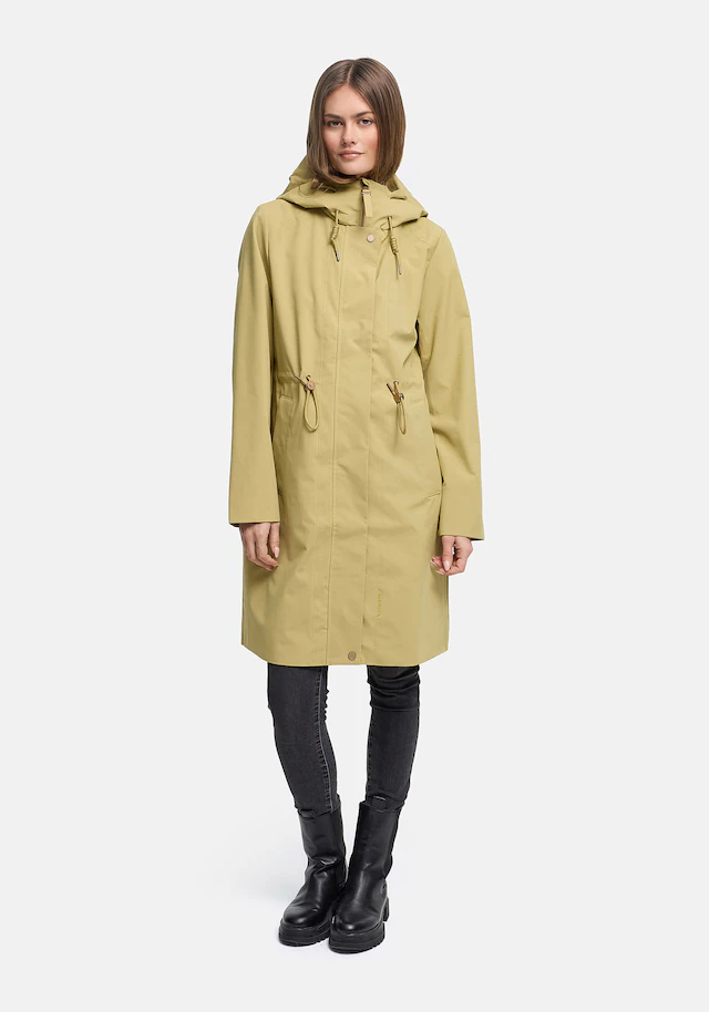 Marikoo Outdoorjacke »Zilandaa« Moderner Outdoorparka mit Kapuze und Kordelzug