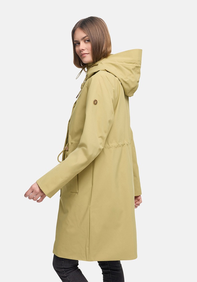 Marikoo Outdoorjacke »Zilandaa« Moderner Outdoorparka mit Kapuze und Kordelzug