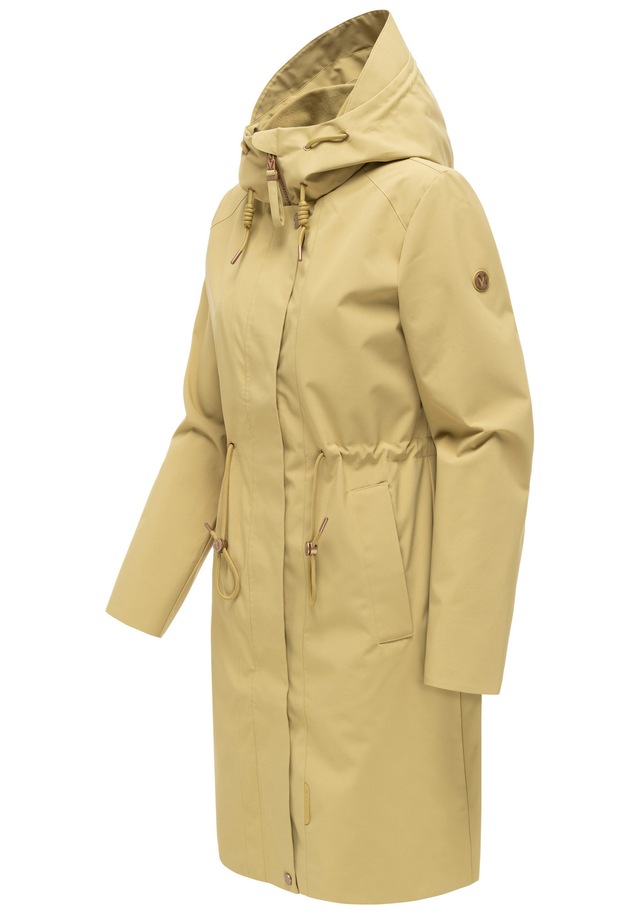 Marikoo Outdoorjacke »Zilandaa« Moderner Outdoorparka mit Kapuze und Kordelzug