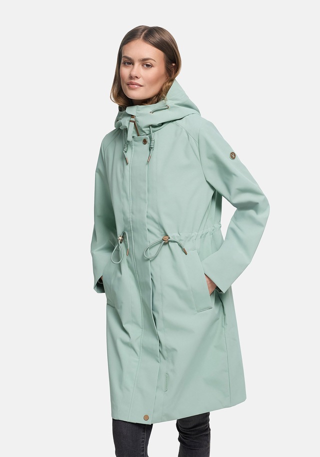 Marikoo Outdoorjacke »Zilandaa« Moderner Outdoorparka mit Kapuze und Kordelzug