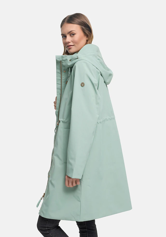 Marikoo Outdoorjacke »Zilandaa« Moderner Outdoorparka mit Kapuze und Kordelzug