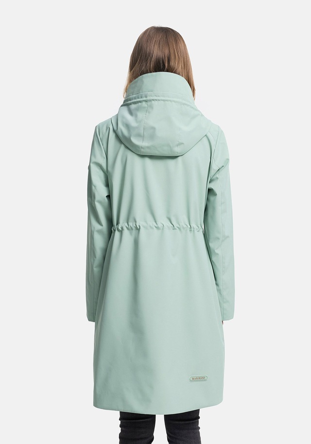 Marikoo Outdoorjacke »Zilandaa« Moderner Outdoorparka mit Kapuze und Kordelzug