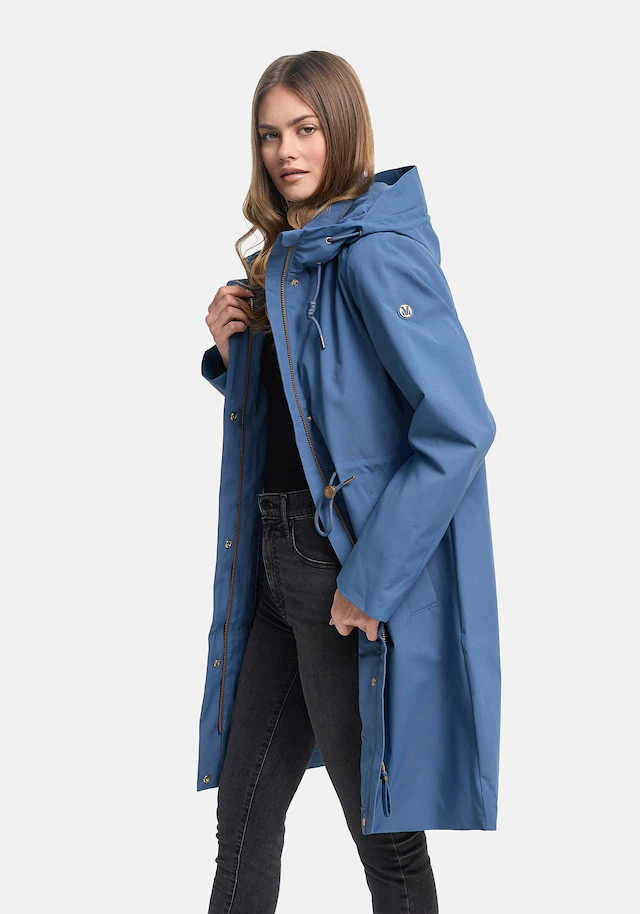 Marikoo Outdoorjacke »Zilandaa« Moderner Outdoorparka mit Kapuze und Kordelzug