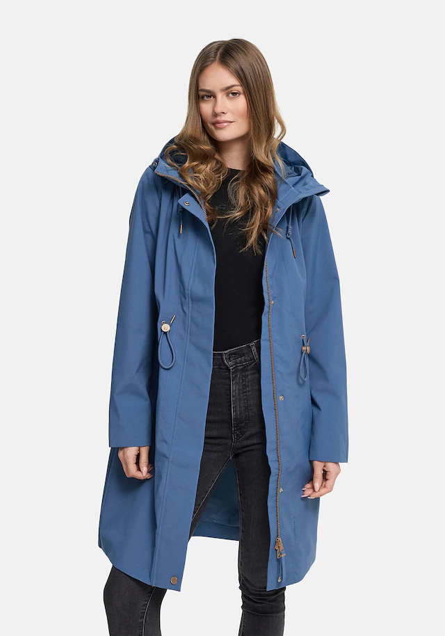 Marikoo Outdoorjacke »Zilandaa« Moderner Outdoorparka mit Kapuze und Kordelzug