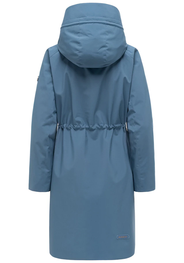 Marikoo Outdoorjacke »Zilandaa« Moderner Outdoorparka mit Kapuze und Kordelzug