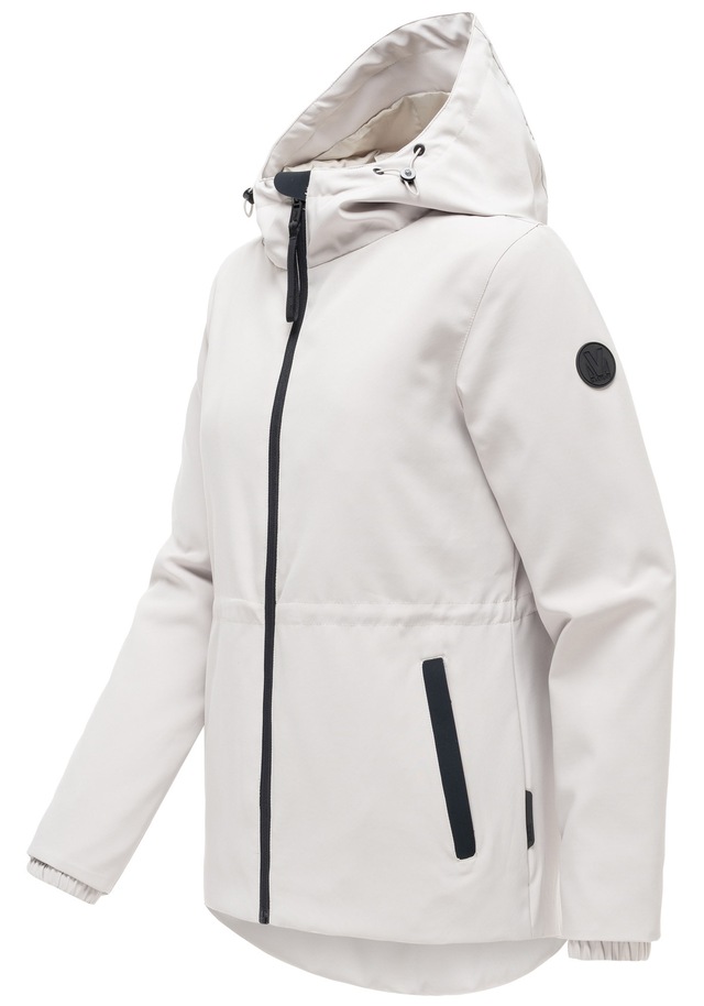 Marikoo Outdoorjacke »Katzilein« Leichte Übergangsjacke mit Kapuze und Kordelzug