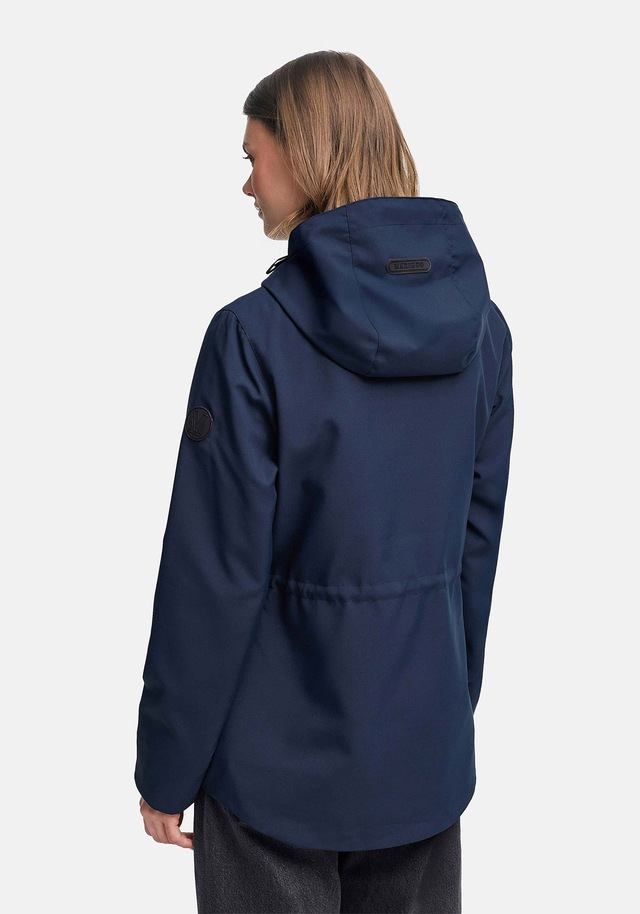 Marikoo Outdoorjacke »Katzilein« Leichte Übergangsjacke mit Kapuze und Kordelzug
