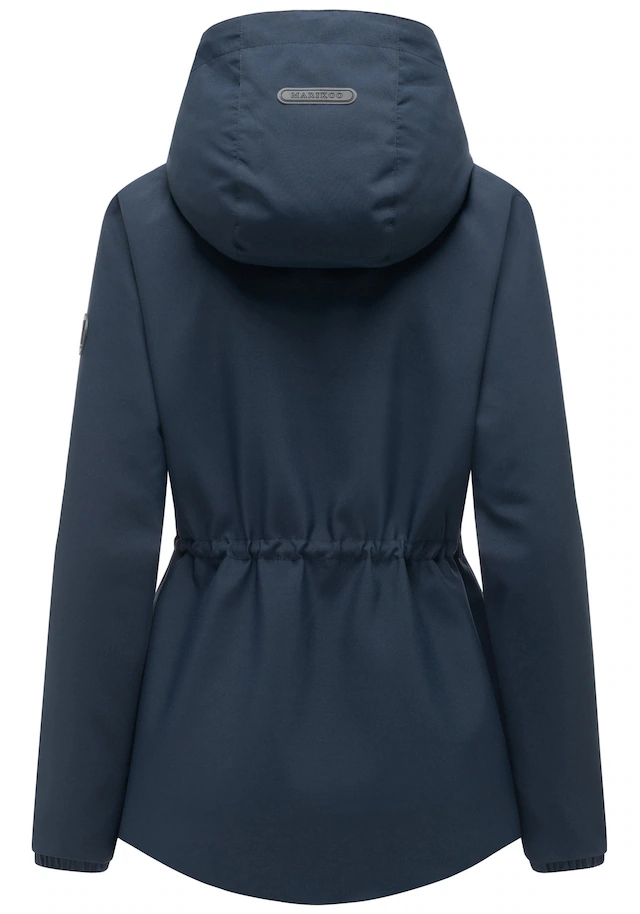 Marikoo Outdoorjacke »Katzilein« Leichte Übergangsjacke mit Kapuze und Kordelzug