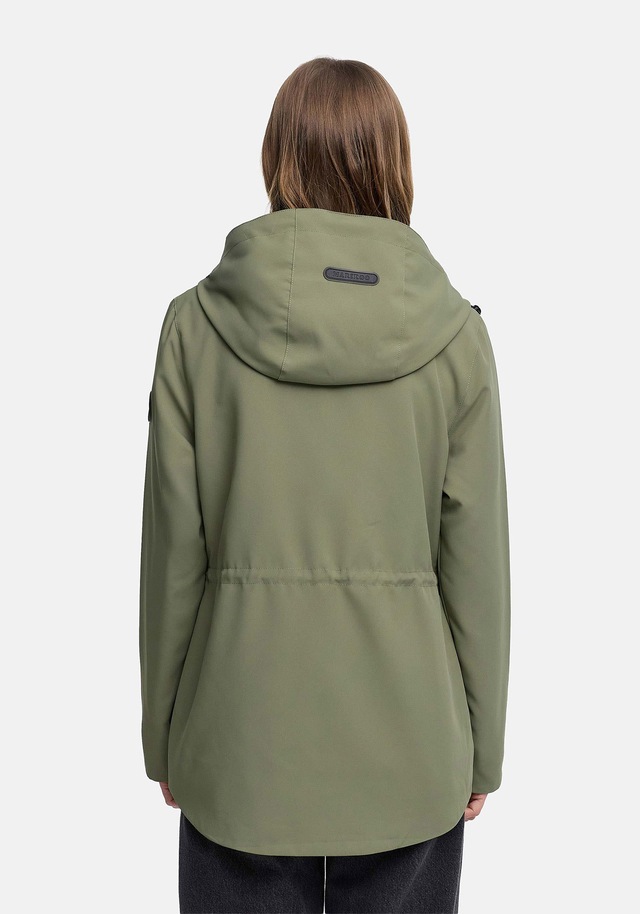 Marikoo Outdoorjacke »Katzilein« Leichte Übergangsjacke mit Kapuze und Kordelzug